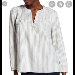 Lovely Rebecca Taylor yarn dye blouse